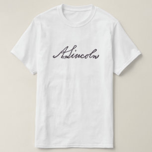 Camiseta Assinatura Abraham Lincoln