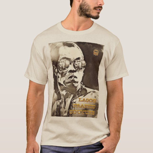 CAMISETA ASSINATURA DA COUTURA DO TRÁFEGO LAGOS FELA (Frente)