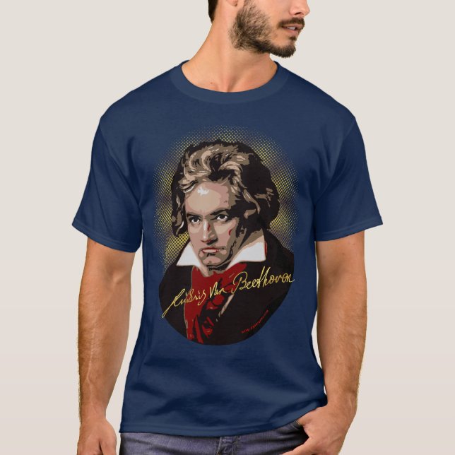 Camiseta Assinatura de Beethoven (Frente)