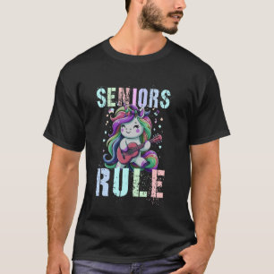 Camiseta Assinatura de Formatura de Rock Star dos SENIORES
