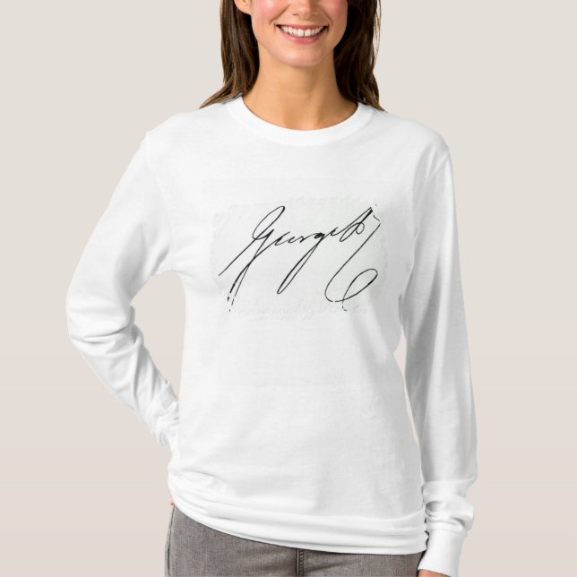 Camiseta Assinatura de George IV (Frente)