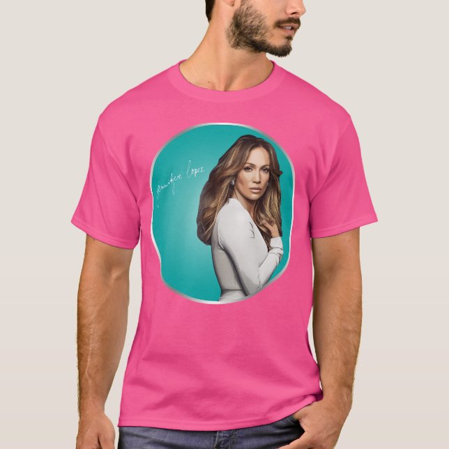Camiseta Assinatura Jlo Diva Presente Para Ventiladores (Frente)