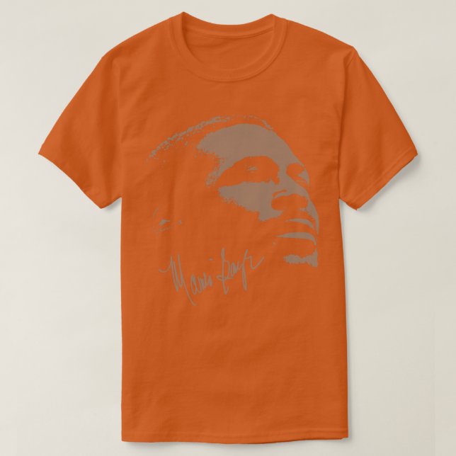 Camiseta assinatura marvin gaye (Frente do Design)