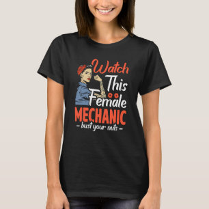Camiseta Assista a essa mulher destruir suas cabanas mecâni