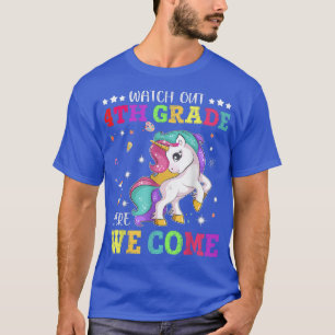 Camiseta Assista Ao 4º ano Aqui Vimos O Unicorn De Volta Ao
