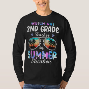 Camiseta Assista Ao Professor De segundo No Sol De Férias D