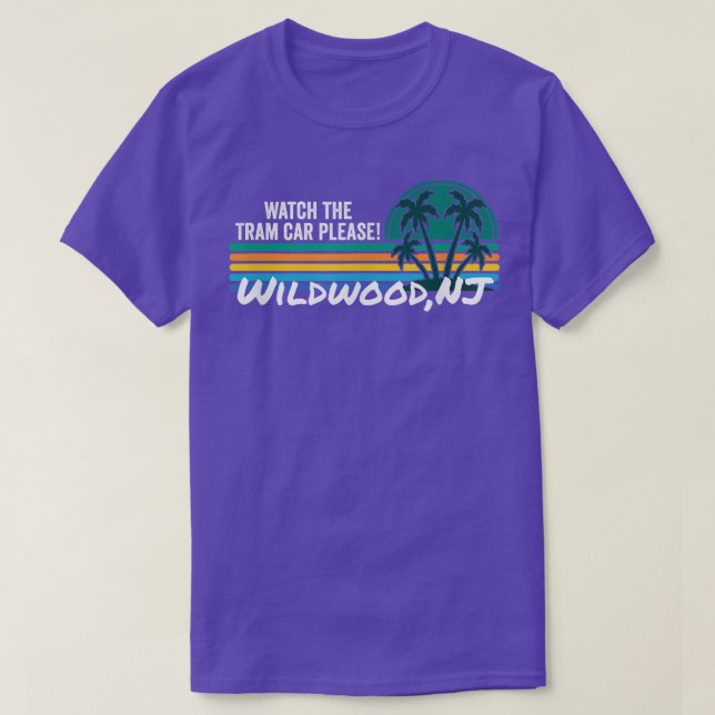 Camiseta Assista Ao Tram Car Wildwood New Jersey NJ P (Frente do Design)