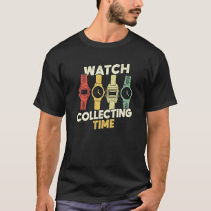 Camiseta Assista Coletando Horólogo do Watchmaker do Tempo