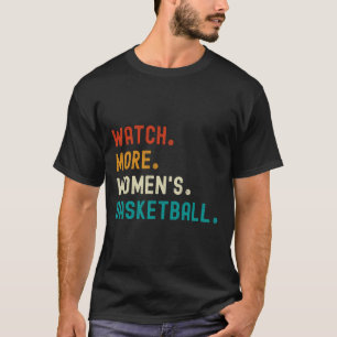 Camiseta Assista mais jogador de esboços femininos Spo