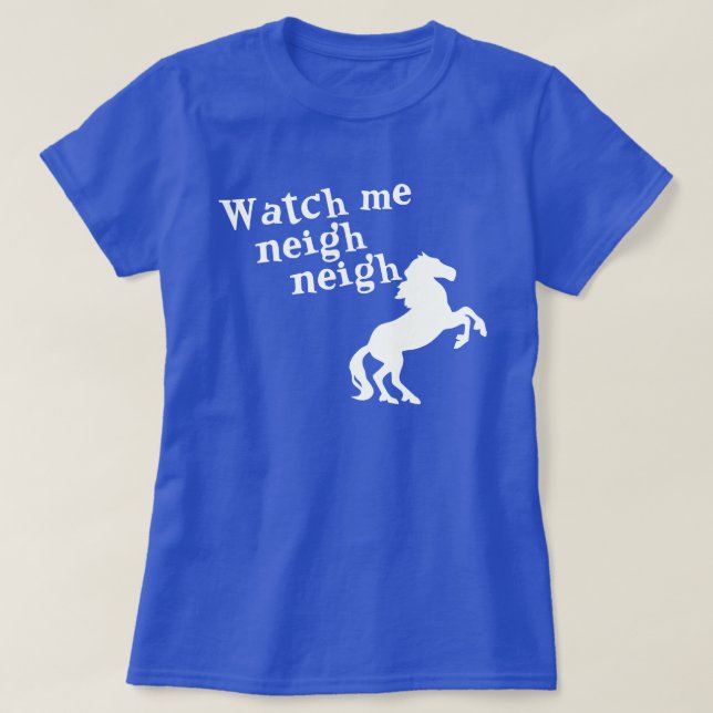 CAMISETA ASSISTA-ME NEIGH NEIGH (Frente do Design)