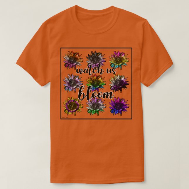 Camiseta Assista-nos Bloom 1 (Frente do Design)