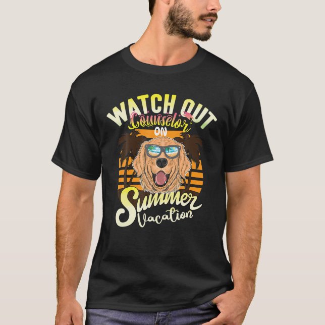 Camiseta Assista O Conselheiro Nos Cães De Férias De Verão (Frente)