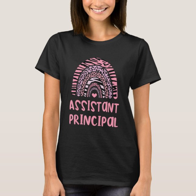 Camiseta Assistant Principal Appreciation Leopard Print Rai (Frente)