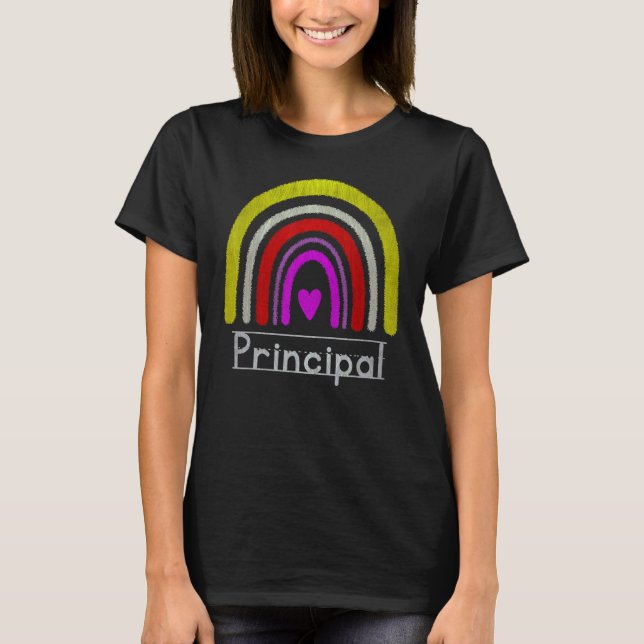 Camiseta Assistant Principal Rainbow Future Principal  Teac (Frente)