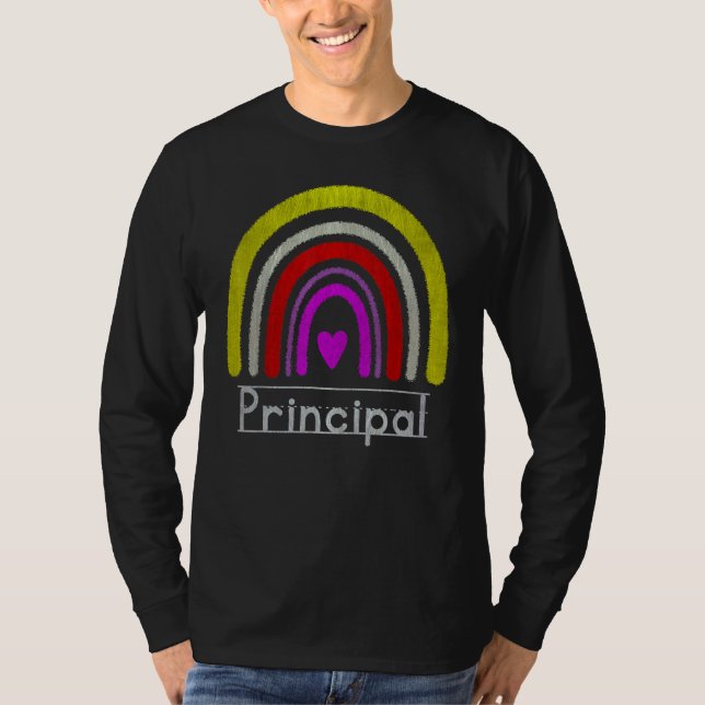 Camiseta Assistant Principal Rainbow Future Principal  Teac (Frente)