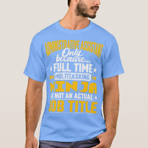 Camiseta Assistente Administrativo Cargo Título Administrat