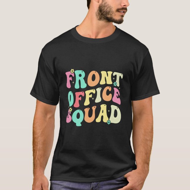 Camiseta Assistente Administrativo da Equipe do Front Offic (Frente)