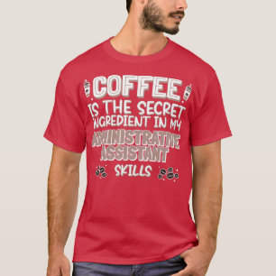Camiseta Assistente administrativo de amante de café