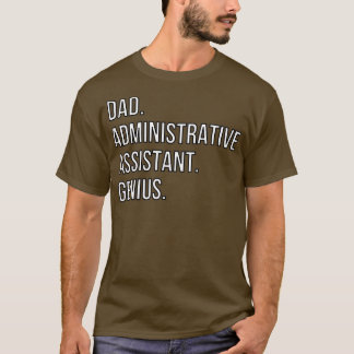 Camiseta Assistente administrativo do pai