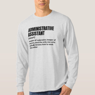 Camiseta Assistente administrativo Humor