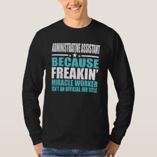Camiseta Assistente Administrativo Para Colega