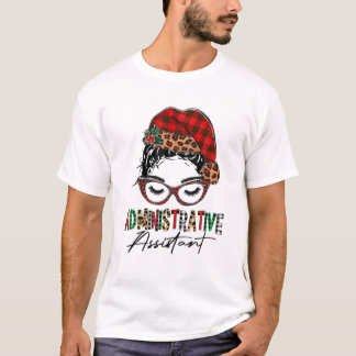 Camiseta Assistente administrativo Santa Claus Buf de Natal