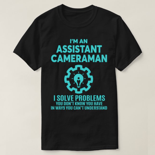 CAMISETA ASSISTENTE CAMERAMAN NICE DESIGN 2017 3 (Frente do Design)