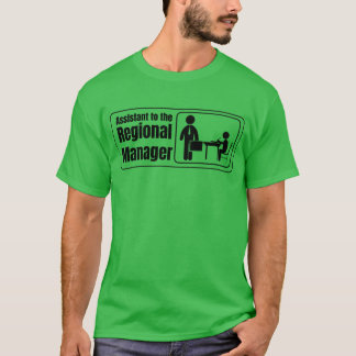 Camiseta Assistente da menina gerente regional