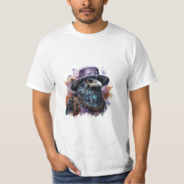 Camiseta Assistente de Aquarelas Raven Bird