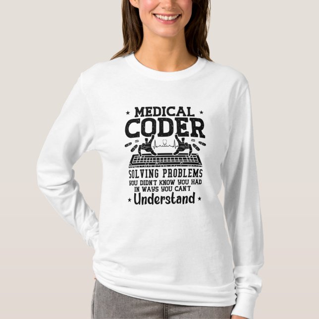 Camiseta Assistente de Codificação de Problemas de Resoluçã (Frente)