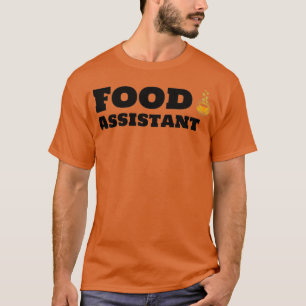 Camiseta Assistente de comida e Café