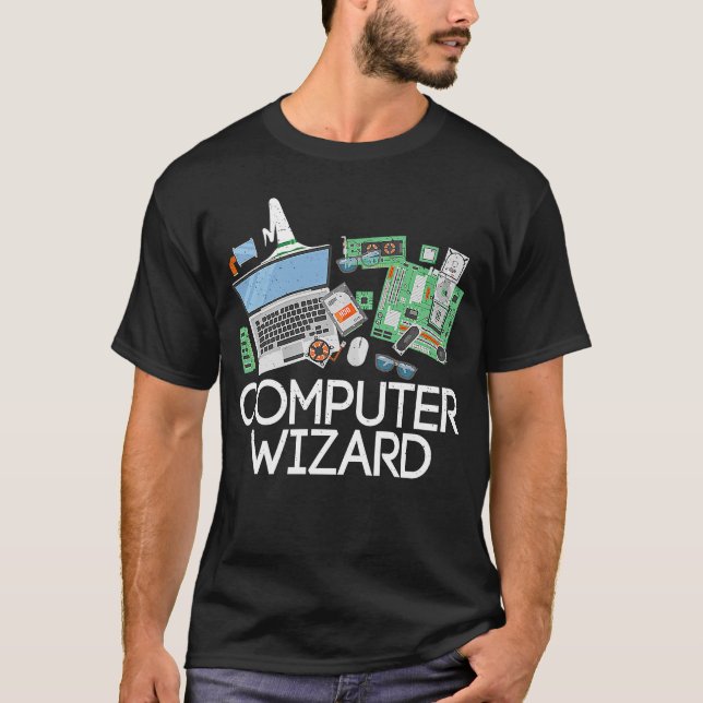 Camiseta Assistente de Computador Estudante de Engenharia M (Frente)