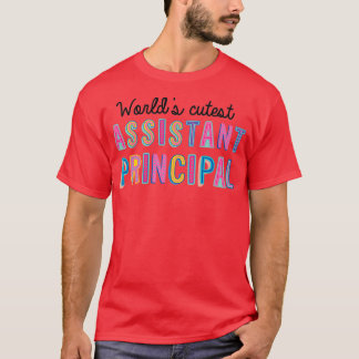 Camiseta Assistente de cutest do Mundo de Presentes Princip