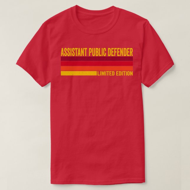 Camiseta Assistente de Defensor Público (Frente do Design)