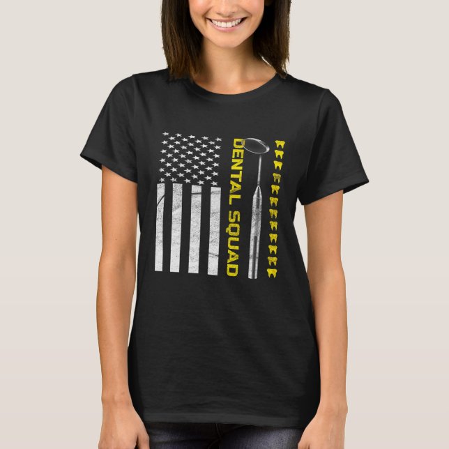 Camiseta Assistente de Dentista de Oferta Correspondente de (Frente)