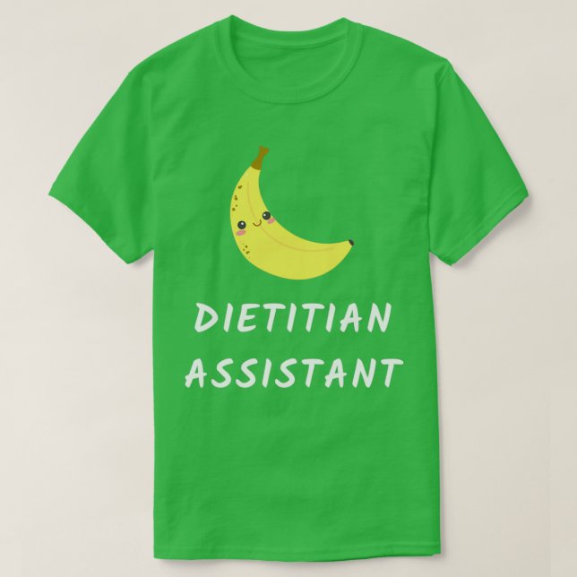 Camiseta assistente de dietiza (Frente do Design)