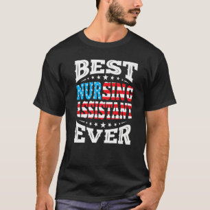 Camiseta Assistente De Enfermagem 4 De Julho Americano