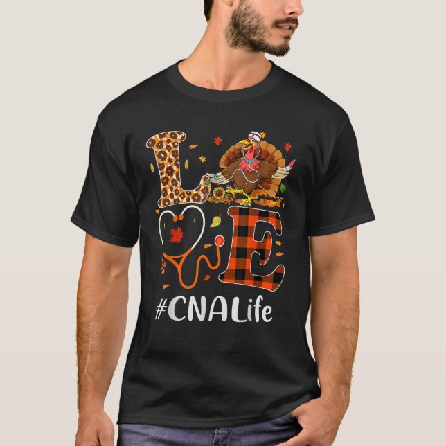 Camiseta Assistente de Enfermagem Certificado CNA Amor Ação (Frente)