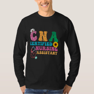 Camiseta Assistente de Enfermagem Certificado CNA, médico,