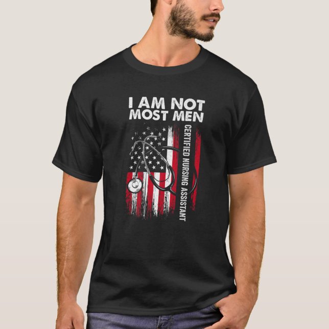 Camiseta Assistente de Enfermagem Certificado CNA Most Men (Frente)