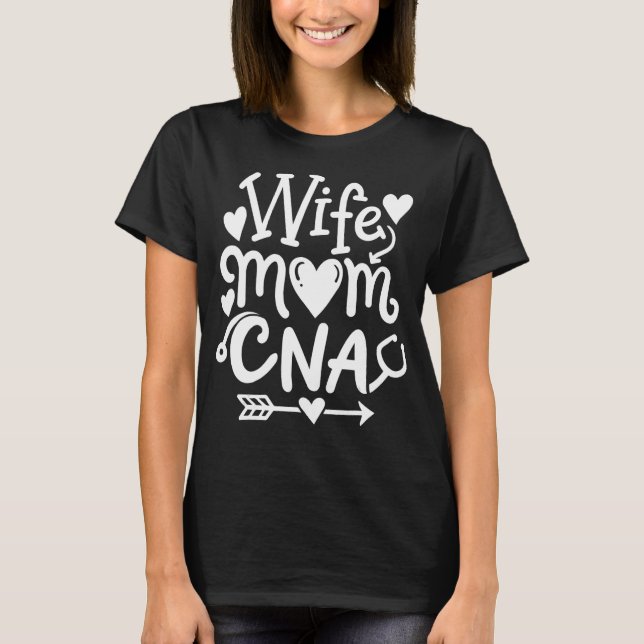 Camiseta Assistente de Enfermagem da CNA Mãe CNA (Frente)
