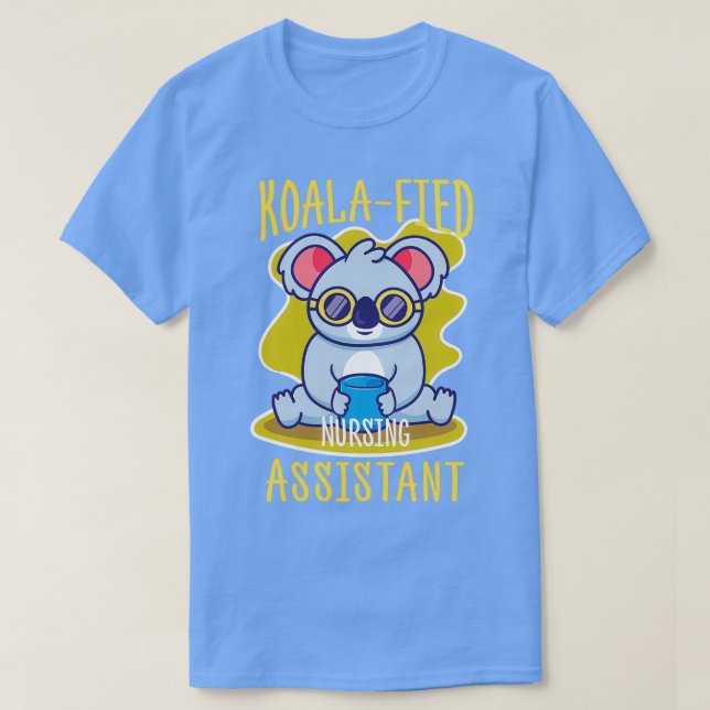 Camiseta Assistente de Enfermagem Koalafied (Frente do Design)