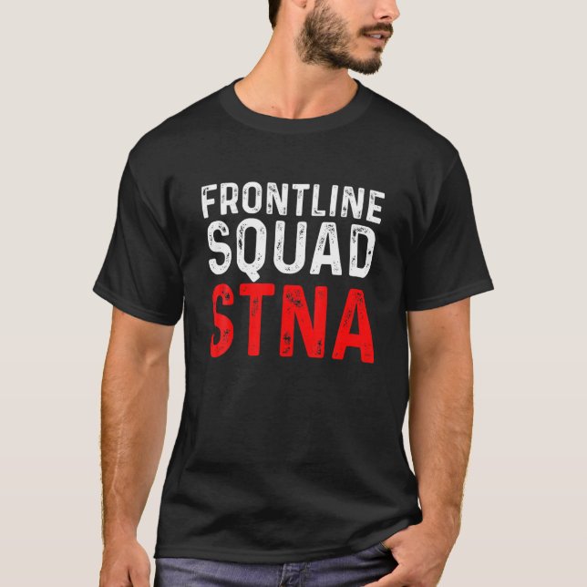 Camiseta Assistente de Enfermagem Testado de Estado STNA (Frente)