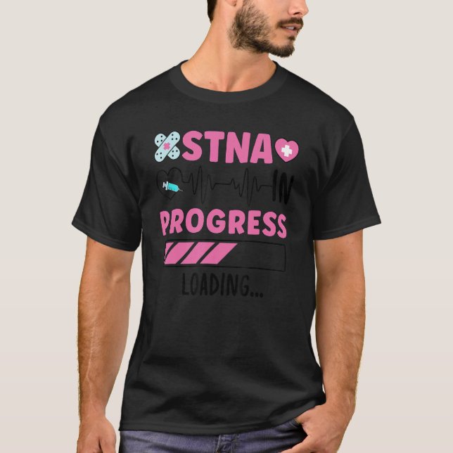 Camiseta Assistente de Enfermagem Testado de STNA em Andame (Frente)