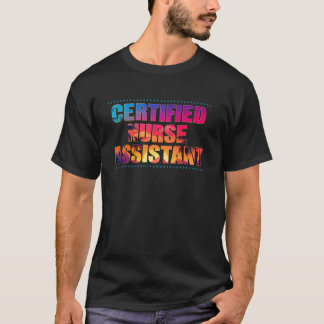 Camiseta Assistente de Enfermeira Certificado Profissão de