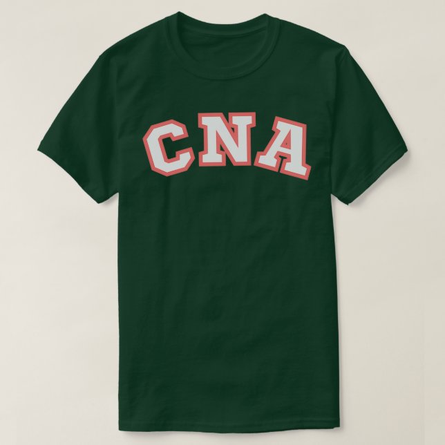 Camiseta Assistente de Enfermeira CNA Certified Nurse Assis (Frente do Design)