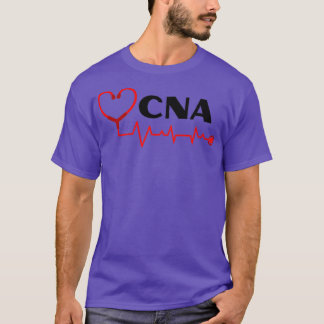 Camiseta Assistente de Enfermeira CNA com batimento cardíac