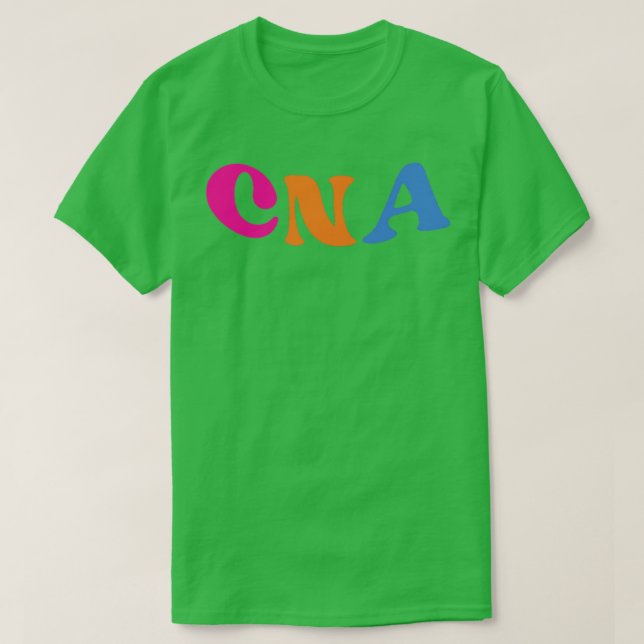 Camiseta Assistente de Enfermeiro de CNA Retroativo com pre (Frente do Design)