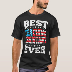 Camiseta Assistente de Ensino 4 de Julho Quarto EUA America