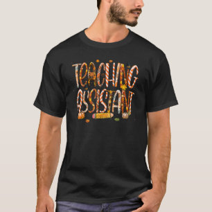 Camiseta Assistente de Ensino Chapéu de Peregrino Leopardo